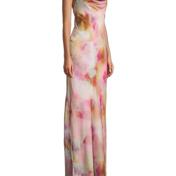 Aidan by Aidan Mattox  Long Evening Dress Gown 8 - Picture 2 of 5